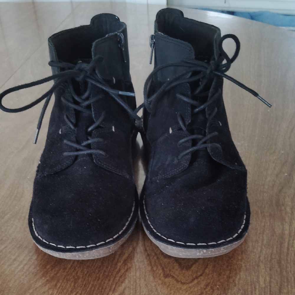 Clarks Collection Black Suede Footwear